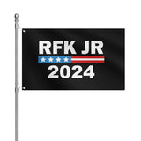 RFK JR 2024 Flag | Black Robert Kennedy Jr 2024 Flag (3x5 Ft)