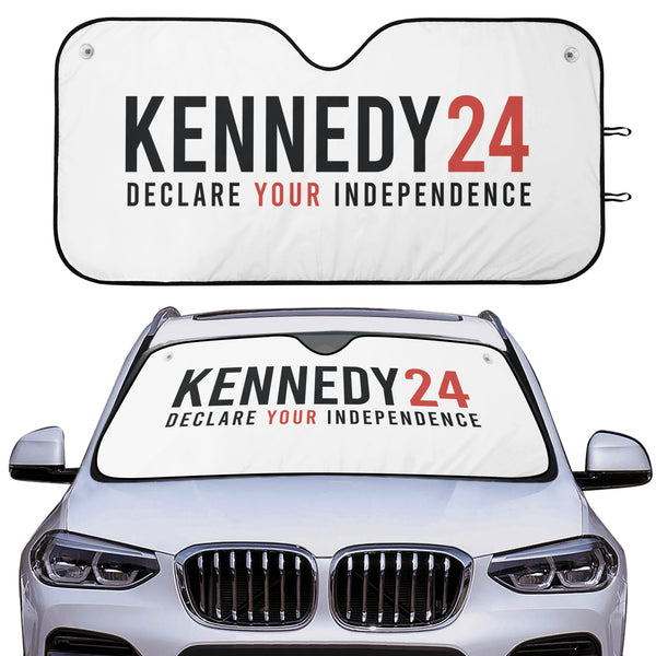 Kennedy 2024 Declare Your Independence Windshield Car Sunshade